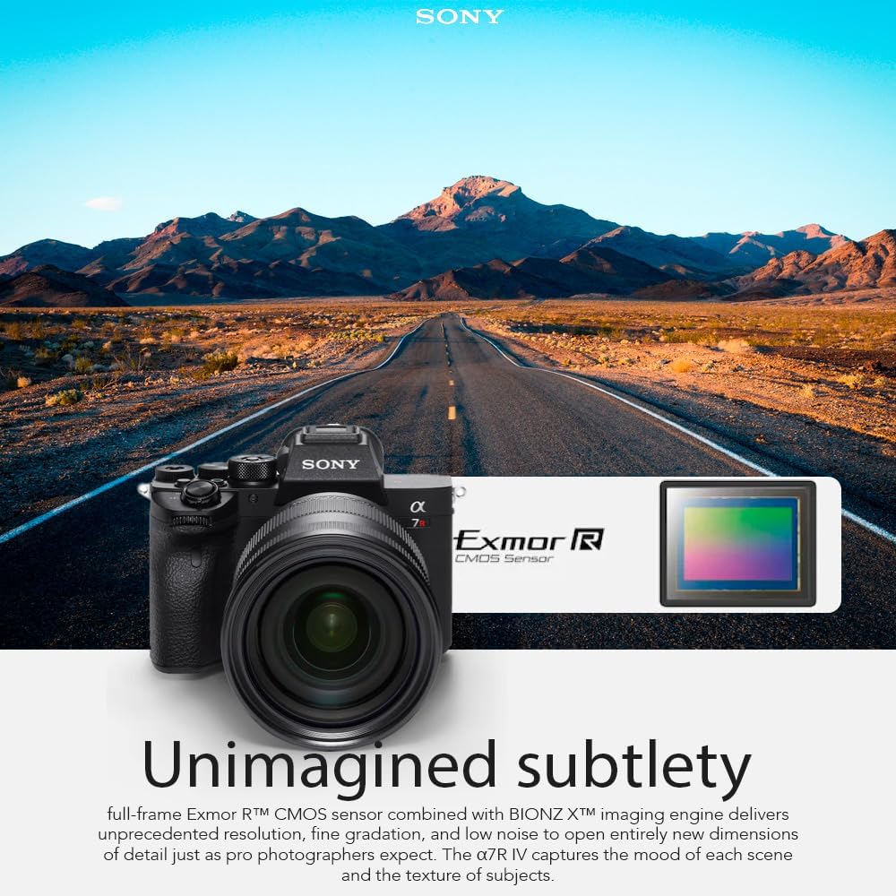 Sony Alpha a7R IV Full-Frame Mirrorless Camera with 28-70mm Zoom Lens L8523