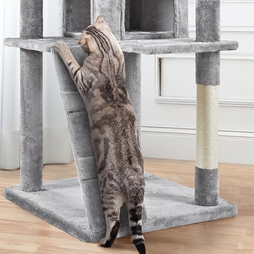 Yaheetech 54in Cat Tree Tower Condo Furniture with Scratch Post Y196