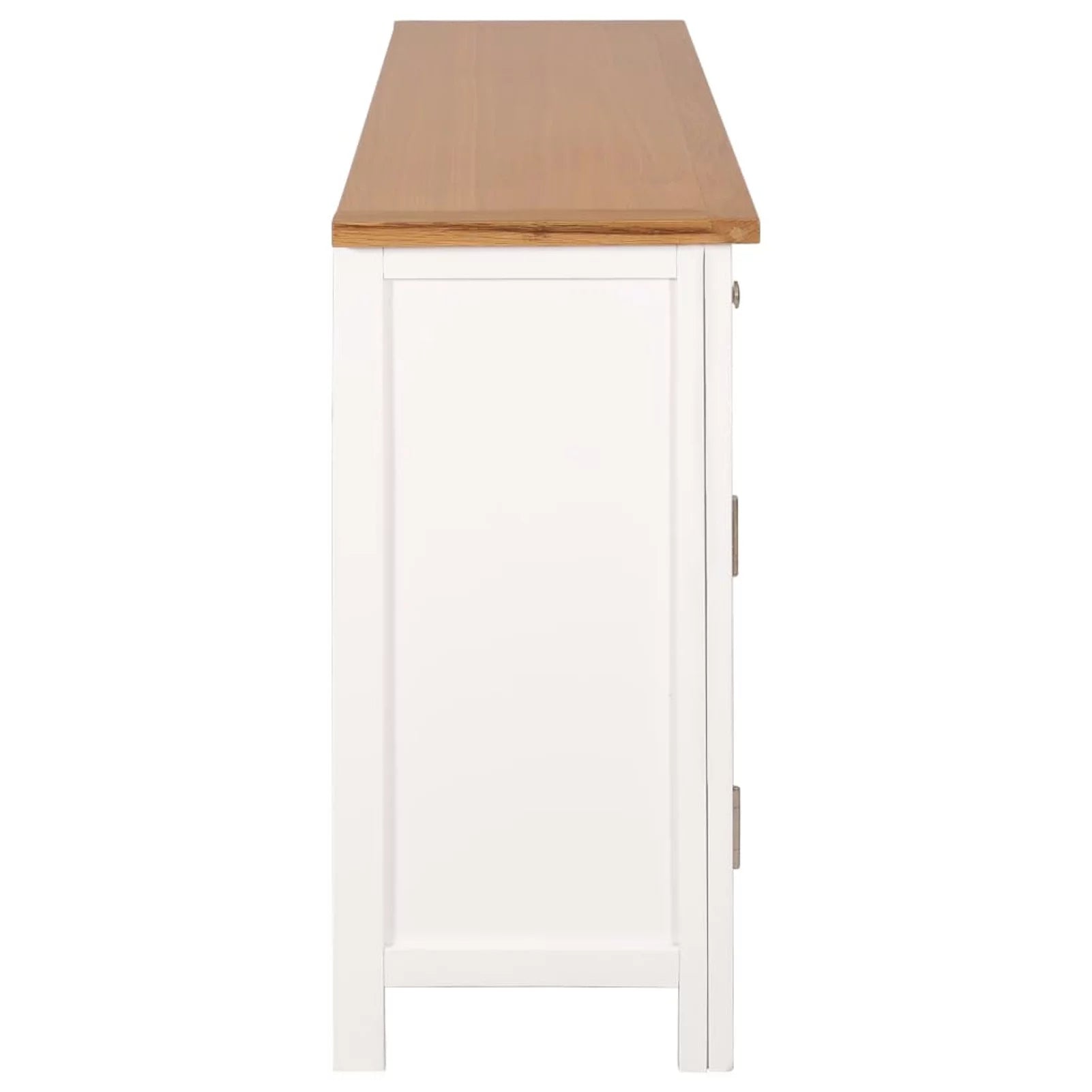 Carevas Sideboard Solid Oak Wood P144106