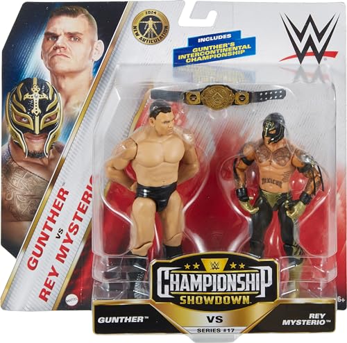 Mattel WWE Championship Showdown Rey Mysterio vs Gunther 2-Pack X63091