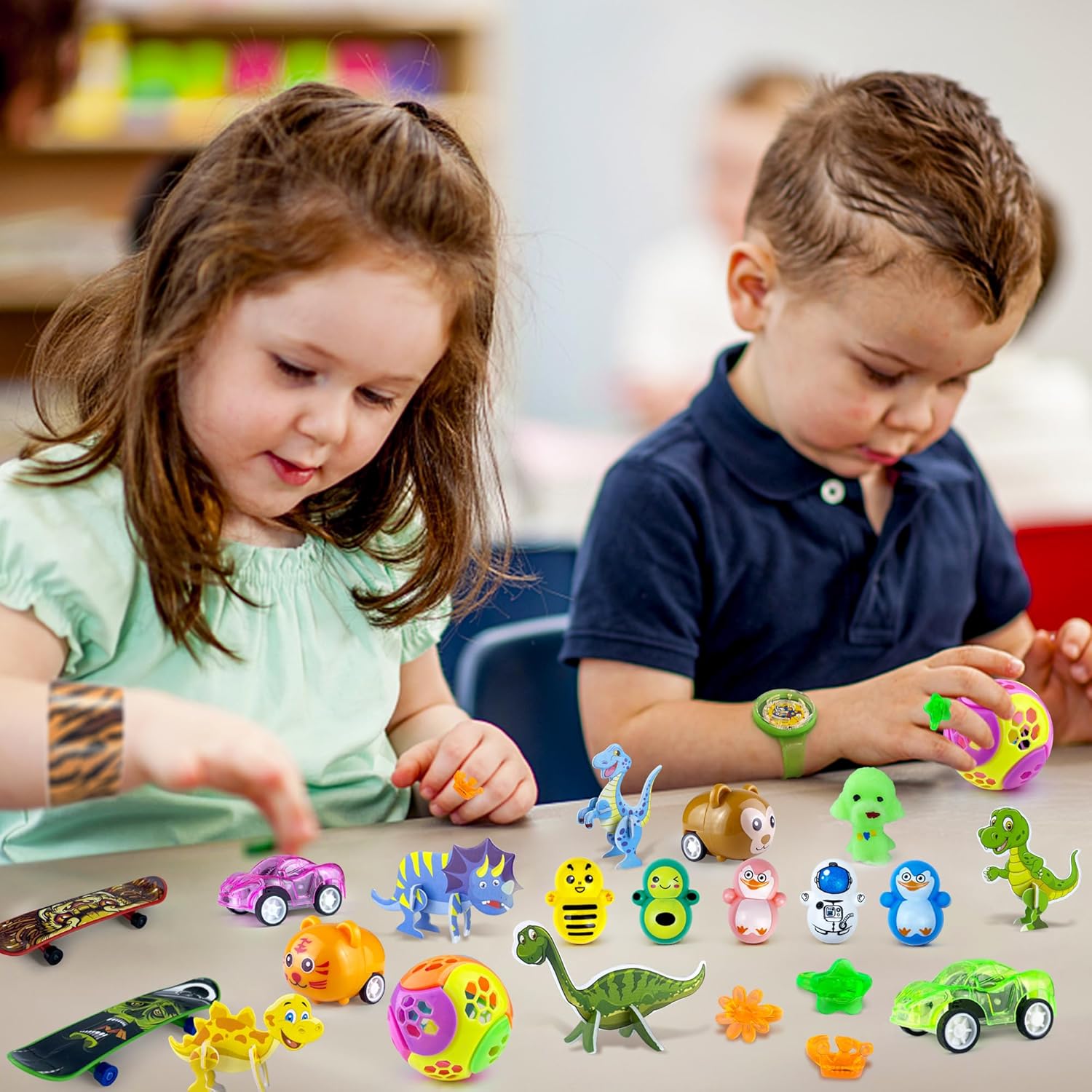 62PCS Party Favors Toy Assortment for Classroom Rewards Bulk Toys Birthday Gifts S832