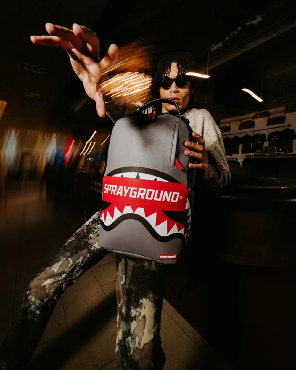 SPRAYGROUND SMASH LOGO NIMBUS DLXSV Backpack F3633