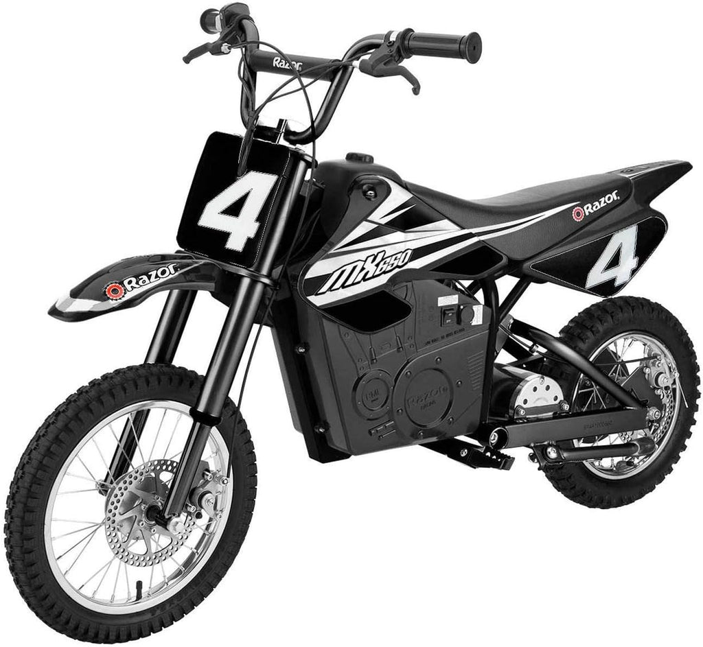 Razor MX650 Electric Dirt Bike, Black (2 Pack) E445