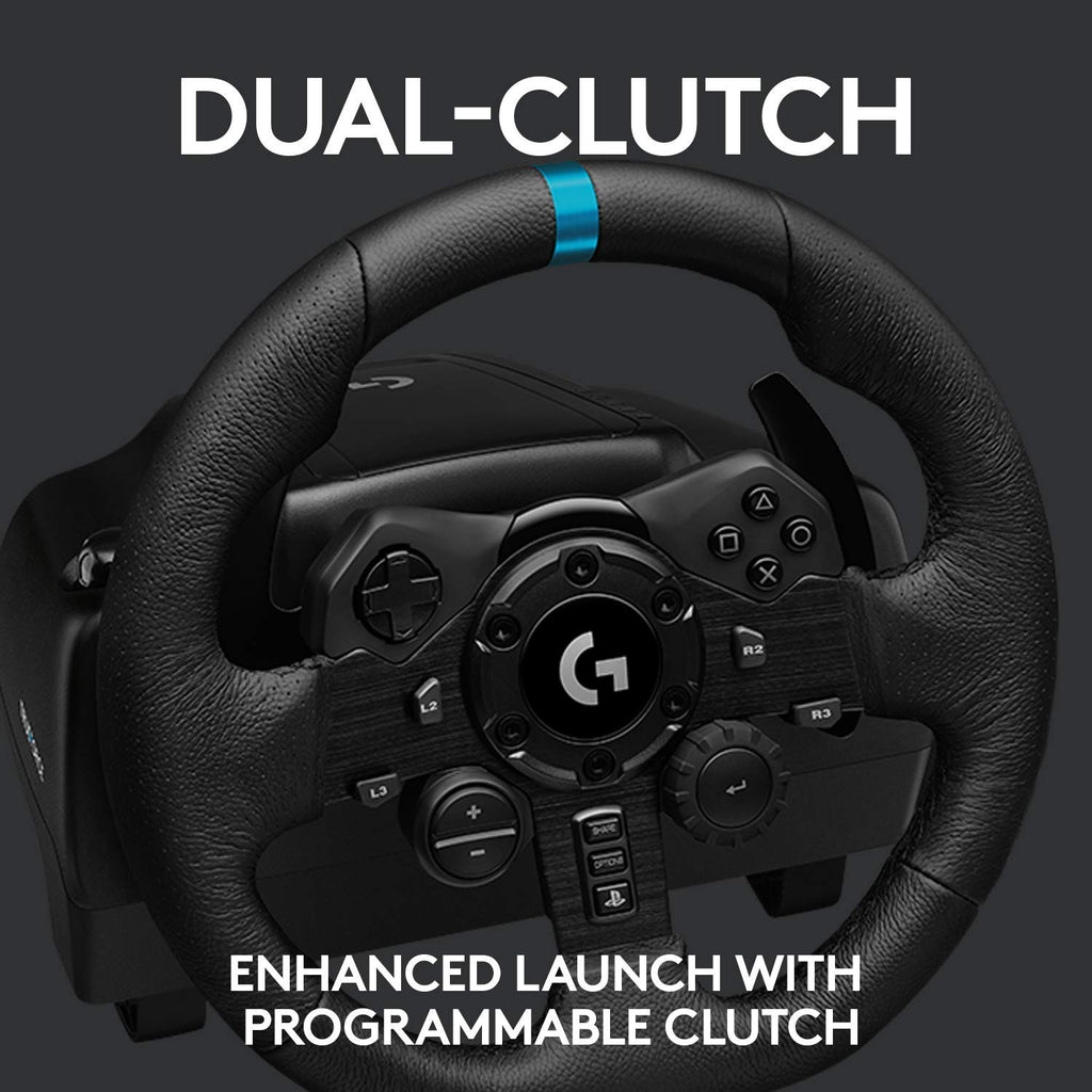 Logitech G923 Racing Wheel and Pedals for PC, PS4, PS5 W688