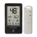 AcuRite 00509 Color Weather Station with Count Temperature/Humidity/Forecast,Black and White