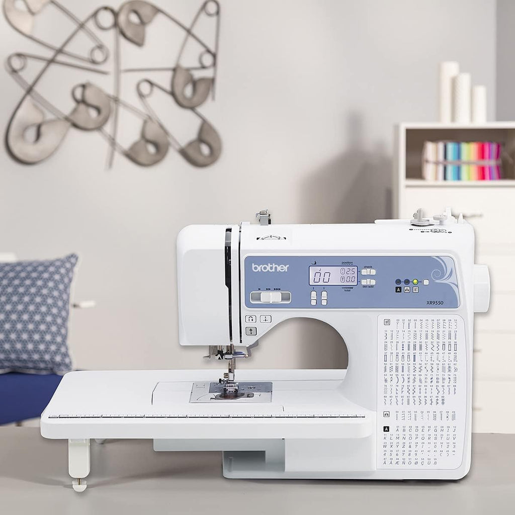 Brother XR9550 Computerized Sewing and Quilting Machine, White E504