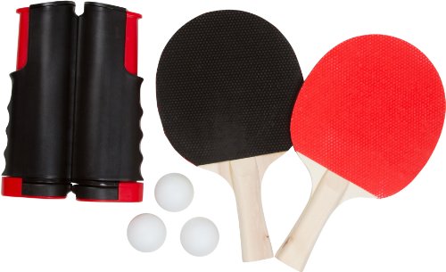 Trademark Innovations Anywhere Table Tennis Set with Paddles and Balls T14756