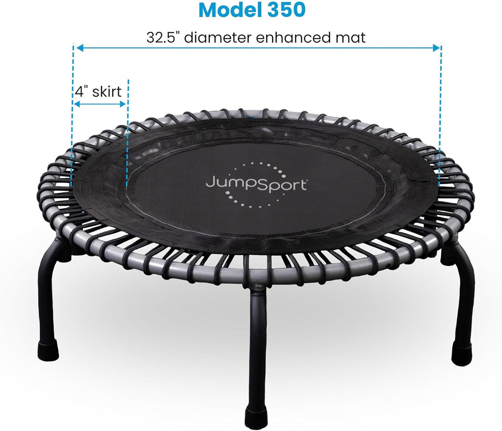 JumpSport 350 Plyometric Rebounder Bundle with Toning Ball L397832