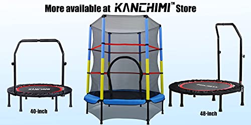 40" Folding Mini Rebounder Trampoline with Handle, 330lbs Max Load K2110