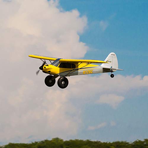 HobbyZone Carbon Cub S 2 1.3m BNF Basic RC Airplane Yellow B1796