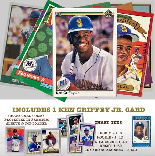 Baseball Graded Mystery Hot Pack - 3 Cards - 1 Griffey Jr. Card P1679