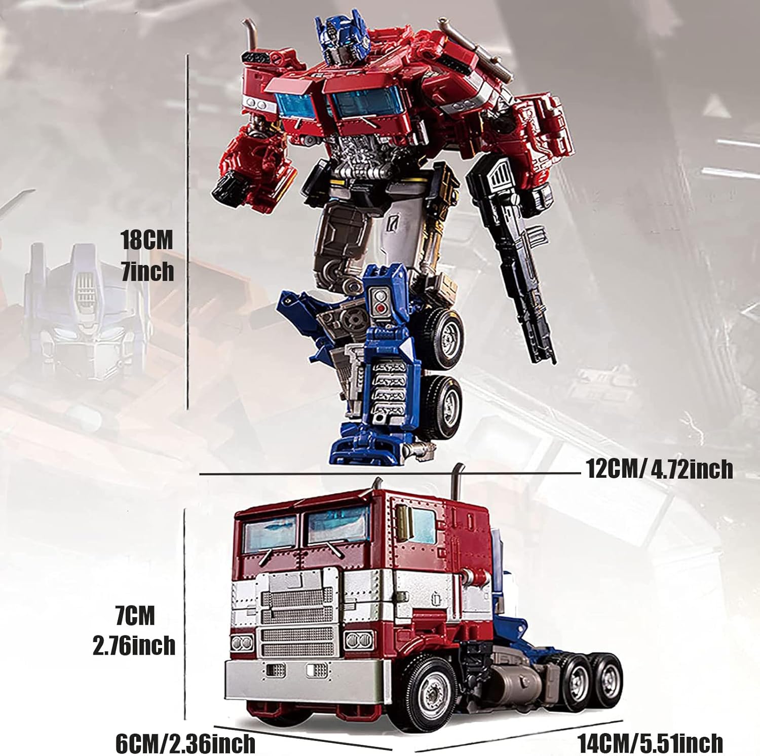 Deformation Car Robot Toy with Weapon for Kids W43801