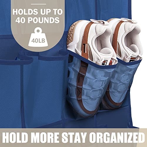 Over The Door Shoe Organizer 35 Mesh Pockets Hanging Rack H529