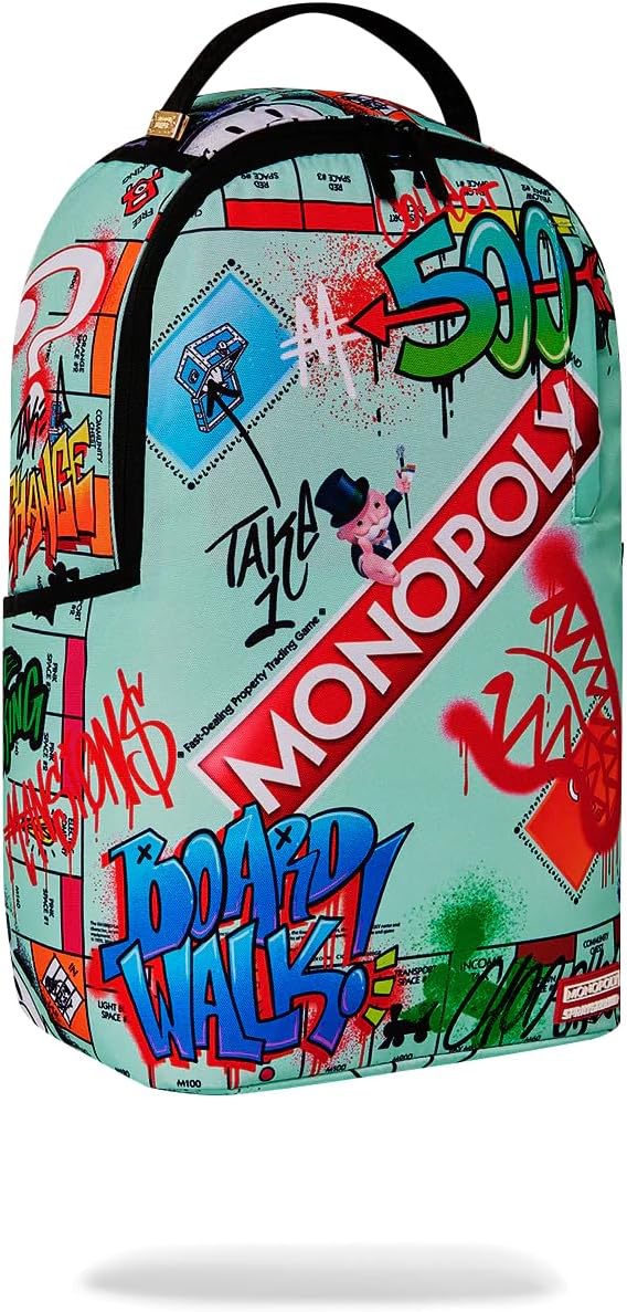 SPRAYGROUND MONOPOLY DO NOT PASS GO DLXSR BACKPACK S8949