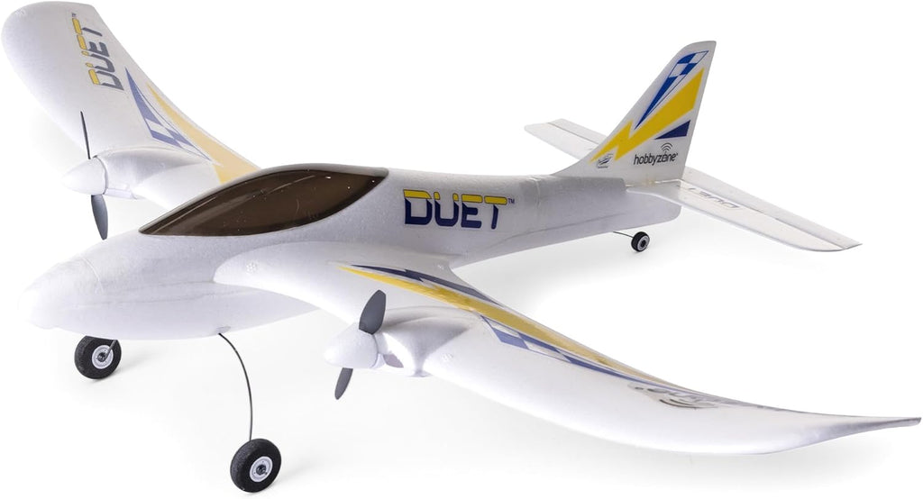HobbyZone RC Airplane Duet S 2 RTF Everything Needed to Fly is Included with Safe HBZ05300
