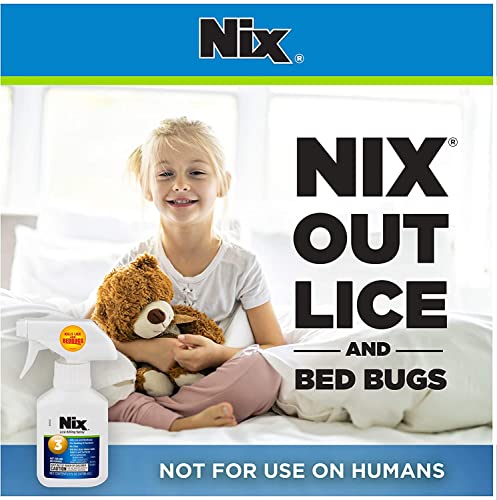 Nix Lice & Bed Bug Killing Spray for Home, Bedding & Furniture, 5 fl oz E2002