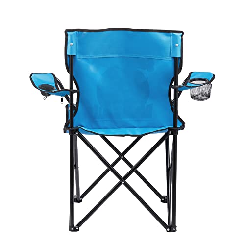 Margaritaville Folding Chair with Wireless Speakers, Bluetooth, Cup Holder B490248