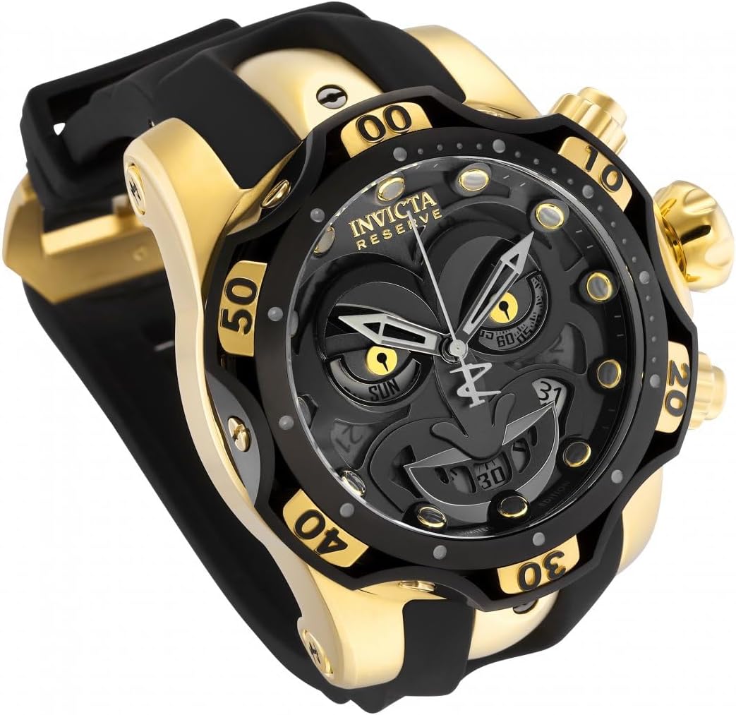 Invicta Men's DC Comics 52.5mm Stainless Steel Aluminum Black Watch Q19669