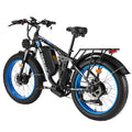 3000W Peak Fat-Tire Electric-Bike for Adults-Women-Men - Seeker24 Dual Motor Electric-Bicycle 52V 25AH Battery, 38MPH, Full Suspension Ebikes with 24 Inch for Off-Road Mountain Snow - US Warehouse