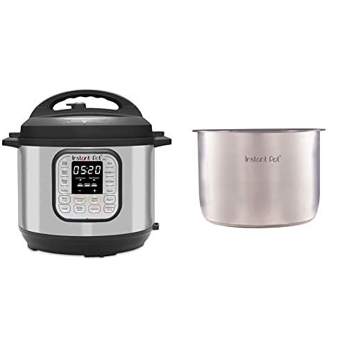 Instant Pot Duo 8 Qt Electric Pressure Cooker + Stainless Steel Inner Pot