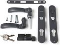 Andersen Storm Door Hardware Set - Traditional Style - Matte Black - 90631