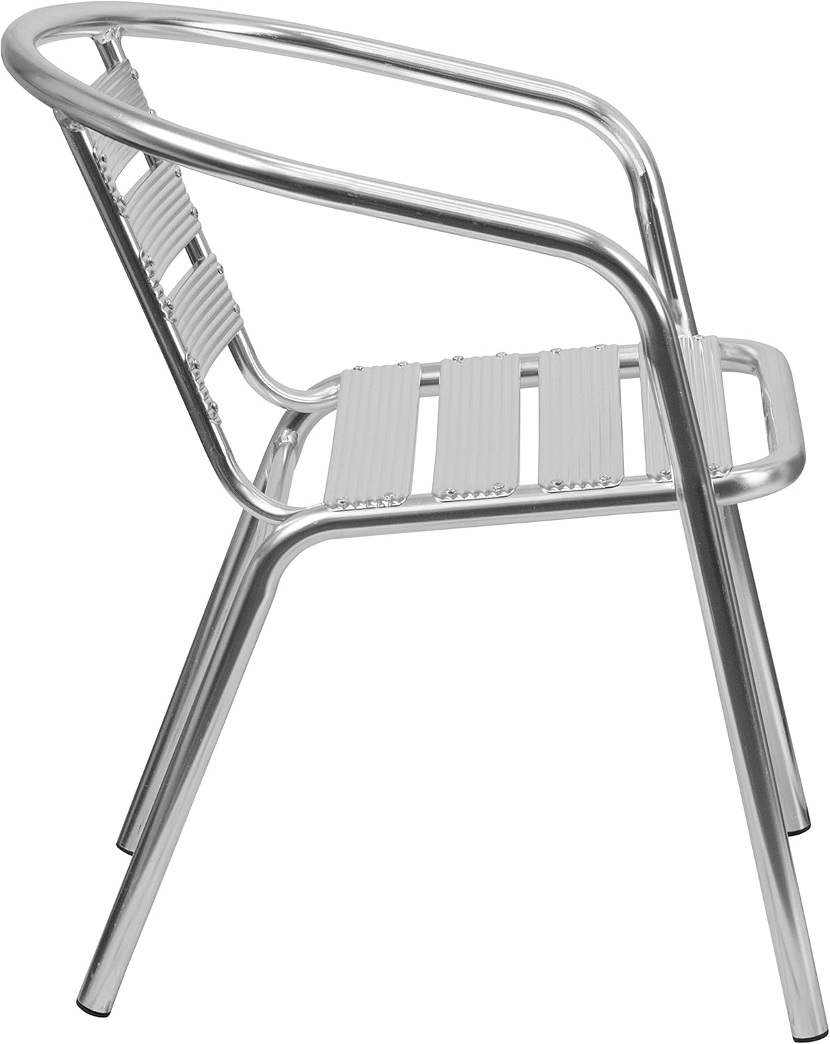 EMMA + OLIVER Heavy Duty Aluminum Stack Chair Z14307