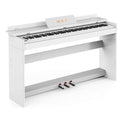 88- Key Hammer Weighted Digital Keyboard Piano, Full-Size Electric Piano keyboard, with 3-Pedal, Multi-Functional Keyboard and Stand for Beginner/Adult