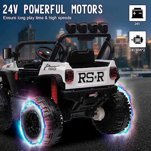 24V Ride On Car for Kids with Remote Control, Black X29655