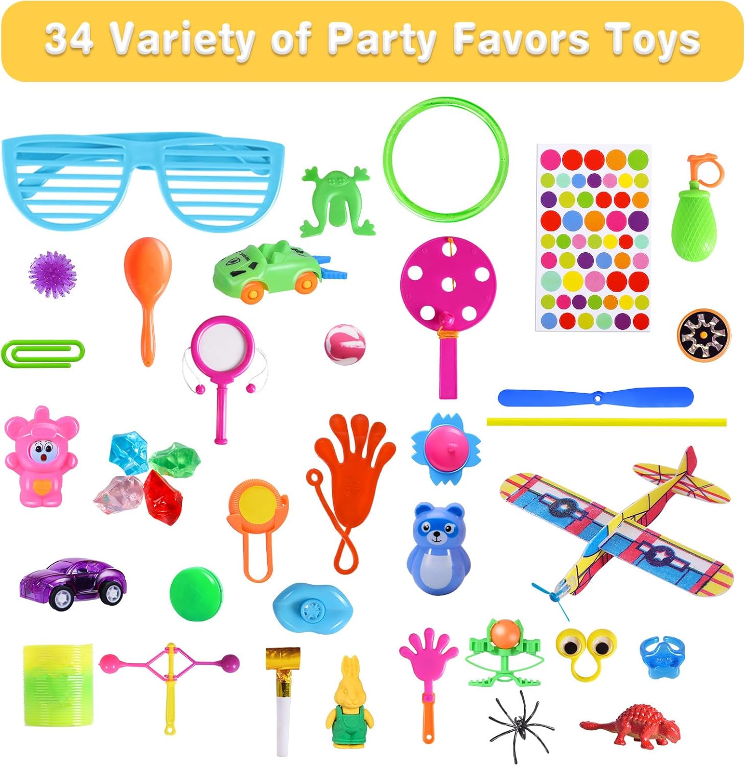 Max Fun 218pcs Party Favors for Kids Bulk Toys Assortment U26283