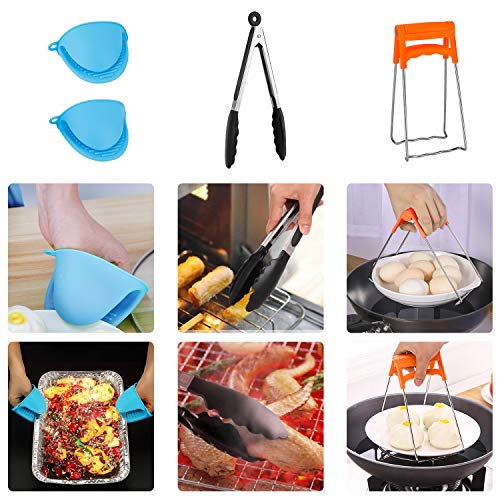3 Qt Accessories Set for Instant Pot, Mini Steamer Basket, Egg Rack & Trivet W304