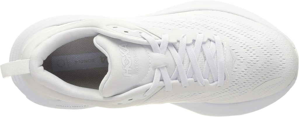 Hoka Women's Bondi 8 Sneaker White/White 10.5 S404747