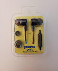 ONN Groove Earphones with Mic (Black)