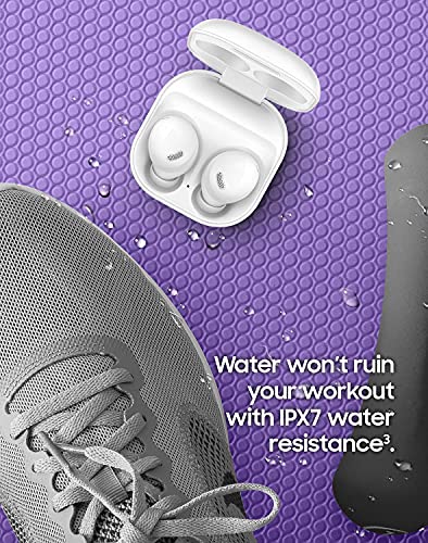 Samsung Galaxy Buds Pro True Wireless Noise Cancelling Earbuds, Phantom White (Renewed) Q3213