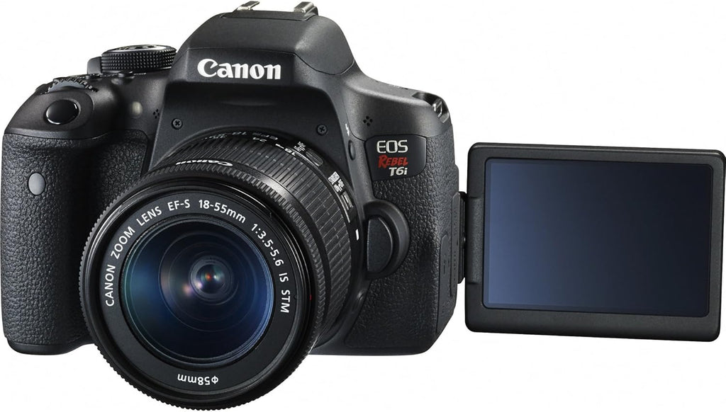 Canon EOS Rebel T6i Digital SLR with EF-S 18-55mm STM Lens O95306