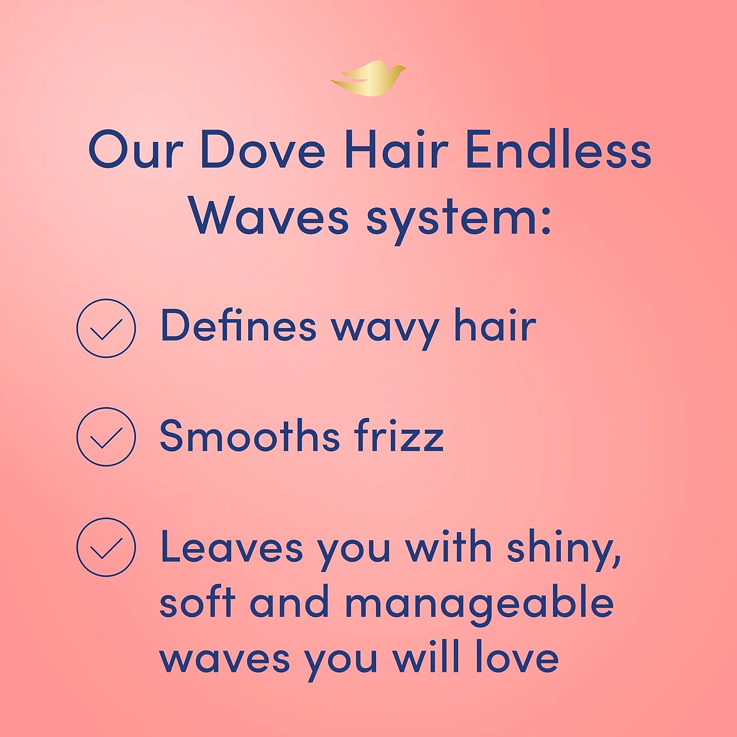 Dove Shampoo and Conditioner Set Sulfate Free for Wavy Curly Hair, Anti-Frizz, 20.4 Oz C5958
