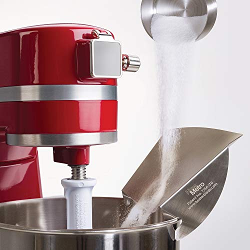 Metro Design PC-10 Pouring Chute for KitchenAid Stand Mixer, Silver Z87851