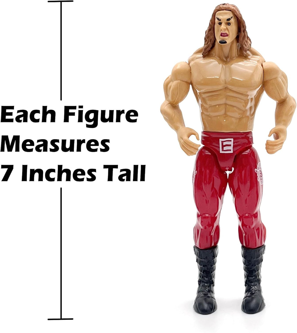 Wrestling Action Figures Playset, 12-Pack, 7 Inch F743