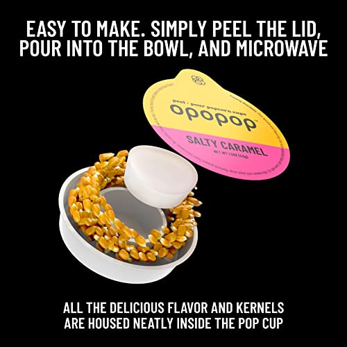 Opopop Microwave Popcorn Variety 12-Pack with Silicone Popcorn Popper W43463