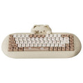 YUNZII C68 Wireless Mechanical Keyboard, 65% Gaming Keyboard Hot Swap,Triple Mode BT5.0/2.4G/Wired, RGB Backlit NKRO,Cute Cat Silicone Ergonomic Keyboard for Win/Mac(Milk Switch,Pink)