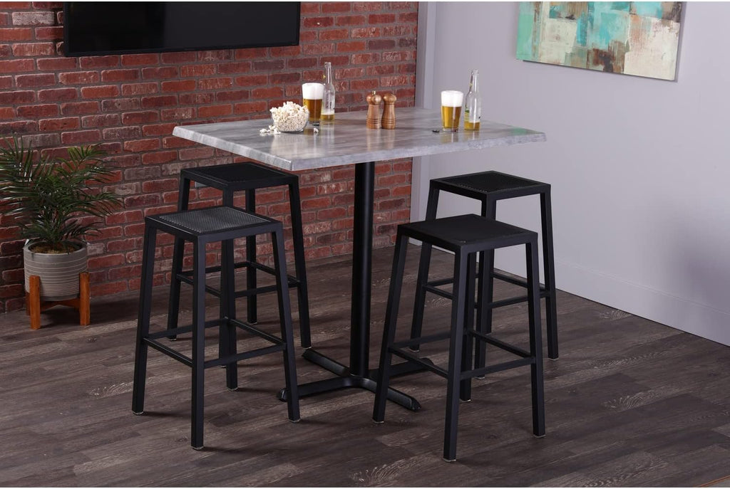 Holland Bar Stool Co. 36" White Ash Indoor/Outdoor Table Top with Umbrella Hole O196563