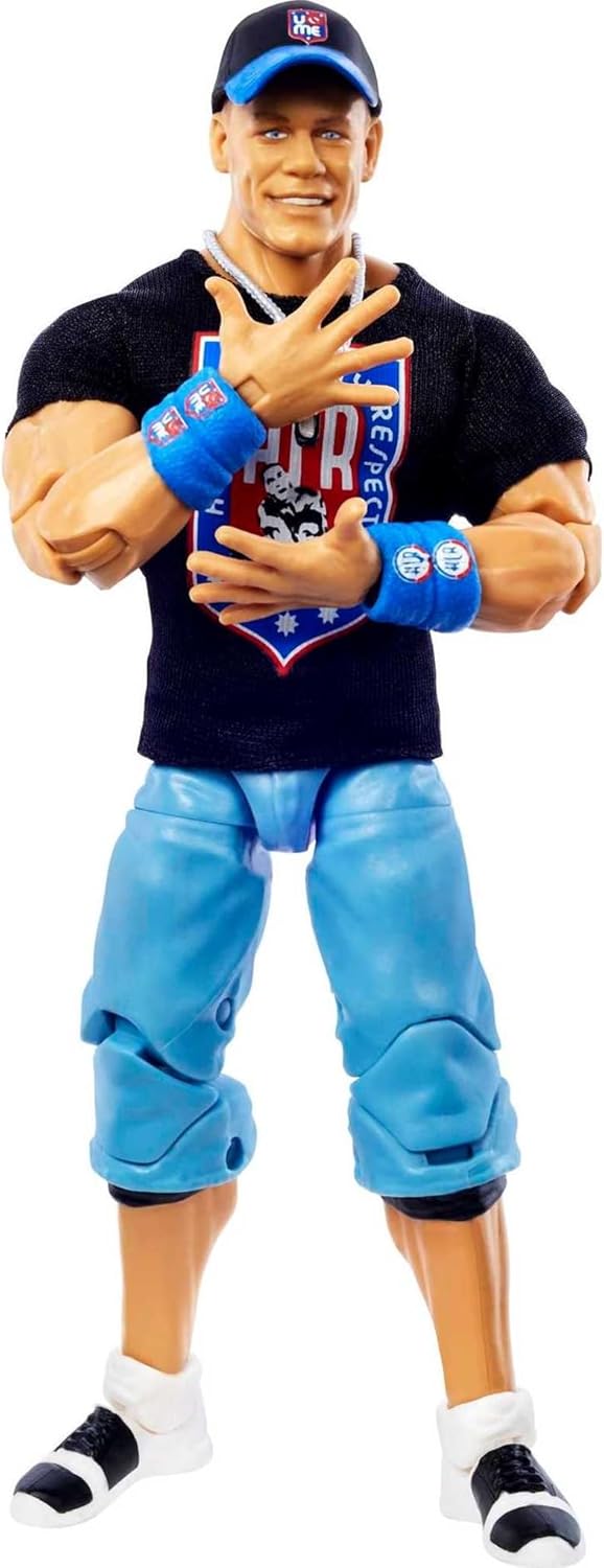 Mattel WWE John Cena Elite Collection Action Figure with Entrance Shirt, 6-inch A634760