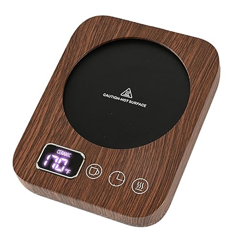Coffee Mug Warmer - Cup Warmer for Desk Candle Warmer Automatic Shut Off, Smart Beverage Warmer with 3 Temperature Settings Touch Switch for Coffee, Water, Milk, Tea, Safely Use for Office/Home