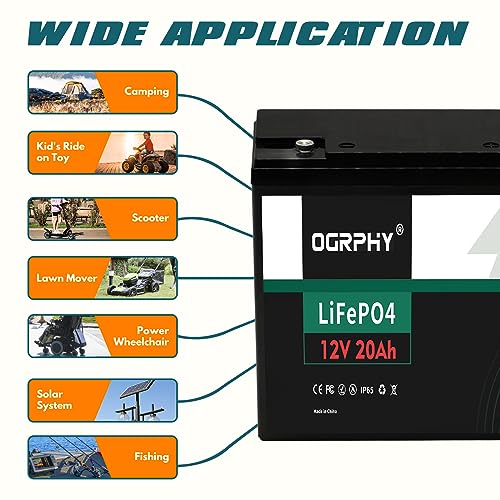 12V 100Ah LiFePO4 Battery with 100A BMS for RV, Solar, Marine X357663
