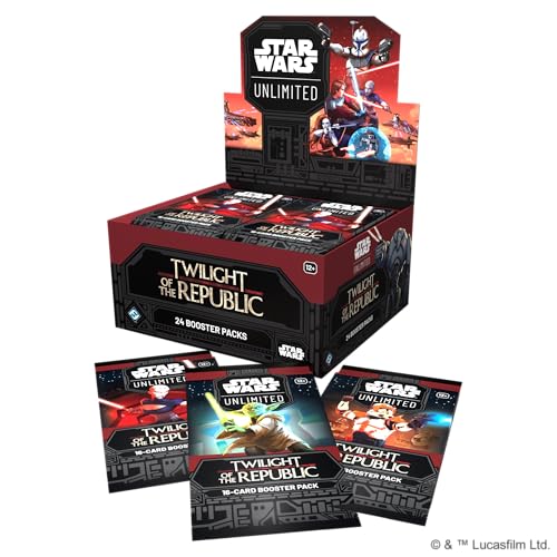 Star Wars: Unlimited TCG Twilight of The Republic Booster Display (24 Packs) by Fantasy Flight Games O87805