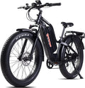 E-Explorer, 1000W Electric Hunting Bike Adults, 26x4.0’’ Fat Tire Ebike, 48V 30AH Removable Battery, Max Speed 28mph, 7-Speed Bicycle Snow Beach Mountain Off Road Commuter (Size L)