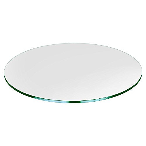 22" Round Glass Table Top - Tempered - 3/8" Thick - Flat Polished