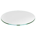 22" Round Glass Table Top - Tempered - 3/8" Thick - Flat Polished