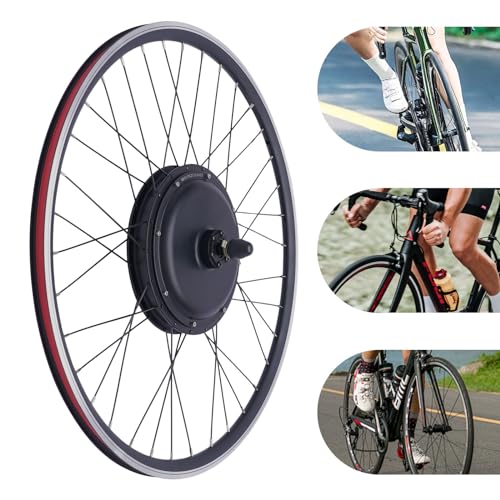 Electric Bicycle Motor Kit, E-Bike Conversion Kit with Dual Mode Controller LED Display O339