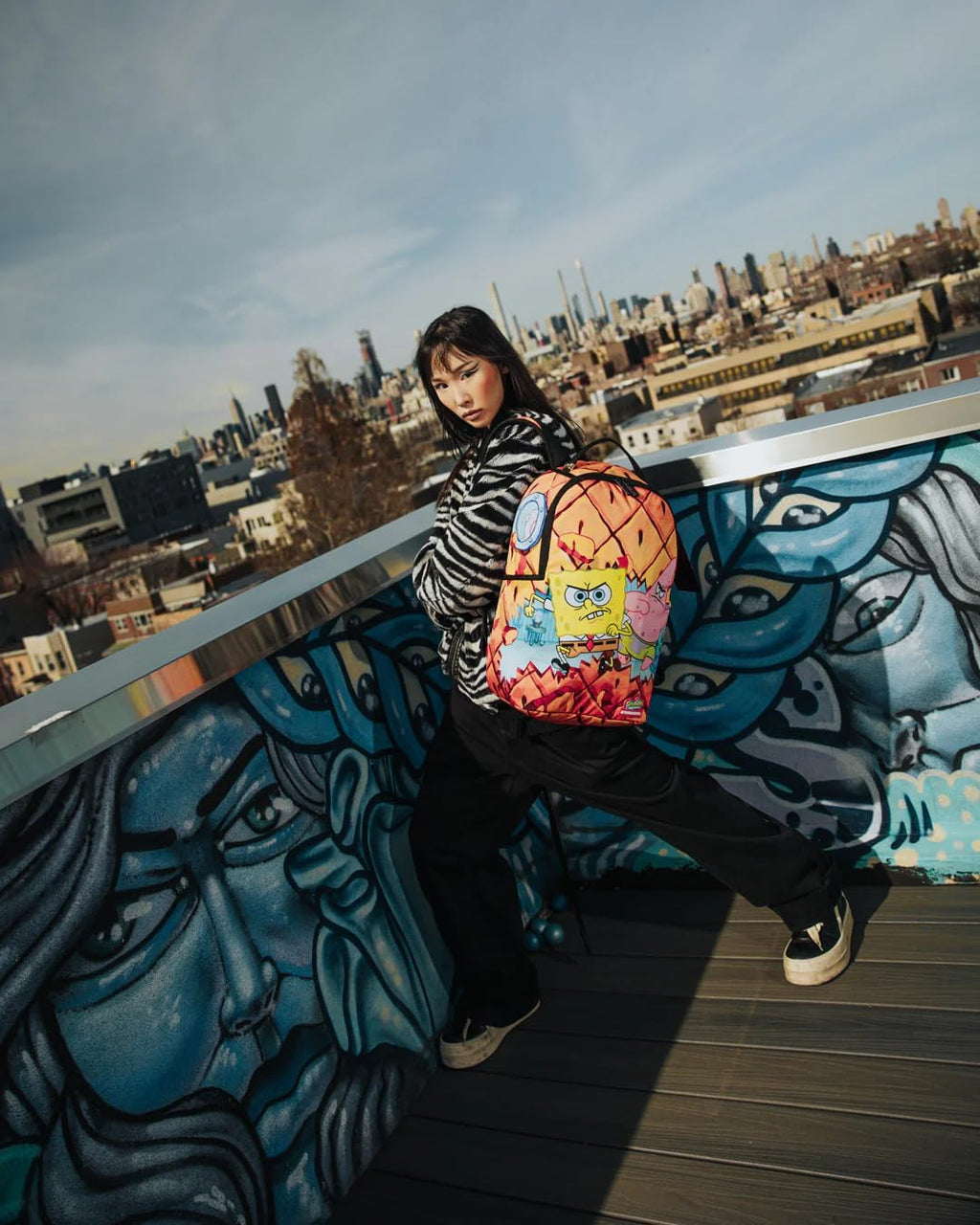 SPRAYGROUND DON'T MESS WITH THE SPONGEBOB DLXSR Backpack L862