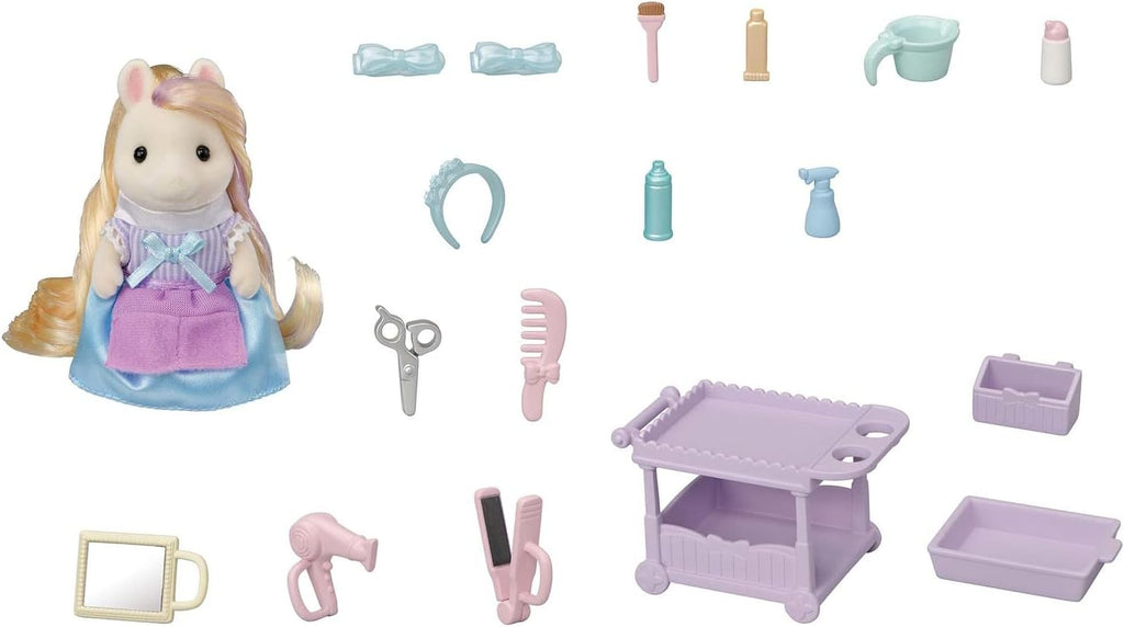 Calico Critters Pony's Hair Stylist Set Dollhouse Playset I829216